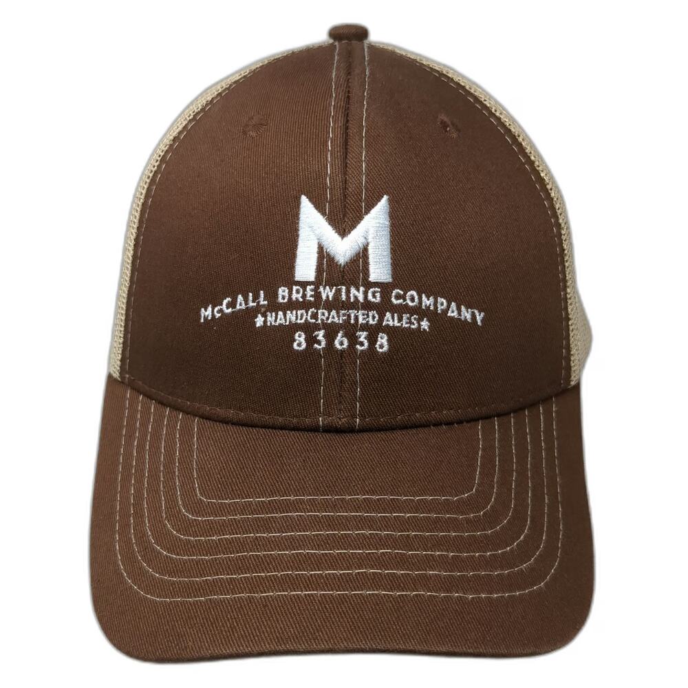 Brewery Branding Co Trucker Hat Brown One Size McCall Brewing Company Mesh Hat